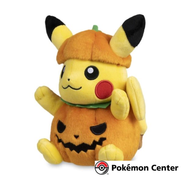 Peluche 22cm - Pikachu Hallowen - Pokemon Center - Cartas Pokemon Originales Tcg
